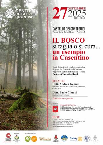 Il bosco: si taglia o si cura? Un esempio in Casentino